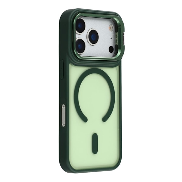 Mobilskal till iPhone 17 Pro MagSafe Lins Kickstand - Grön Grön