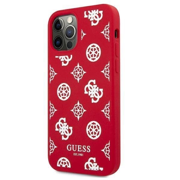 Guess Peony Collection Skal iPhone 12 Pro Max - Röd Röd