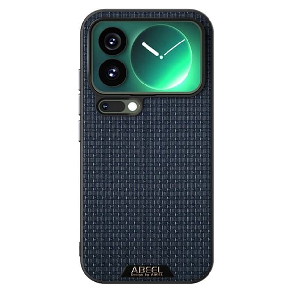 ABEEL Mobilskal till Xiaomi 17 Pro MagSafe Äkta Läder Blå