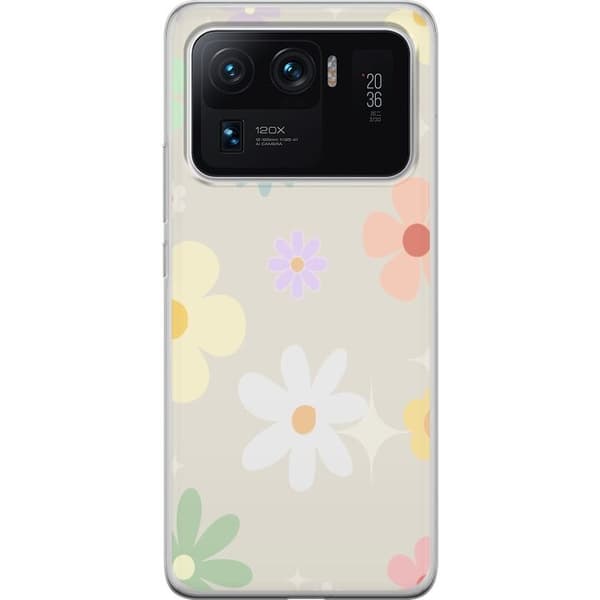 Taske til Xiaomi Mi 11 Ultra med fejende blomster
