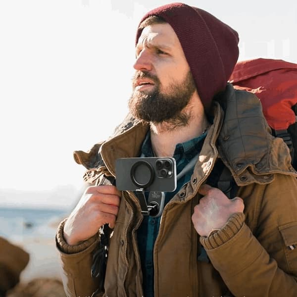 Tech-Protect Magnetisk Magsafe & GoPro & DJi Halshållare - Grå Grå