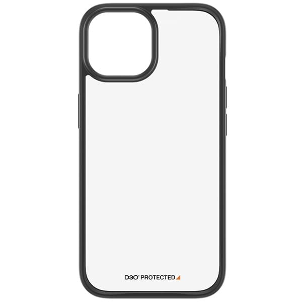 PanzerGlass telefontaske til iPhone 15 D3O 2xMilitær kvalitet - sort
