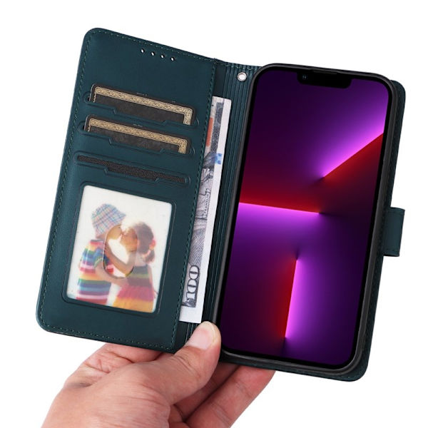 BETOPNICE iPhone 13 Pro Plånboksfodral - Avtagbart Konstläder - Blå
