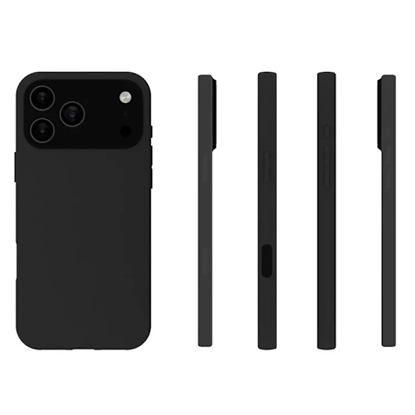 [10-Pack] Mobilskal till iPhone 17 Pro Soft TPU Matte - Svart