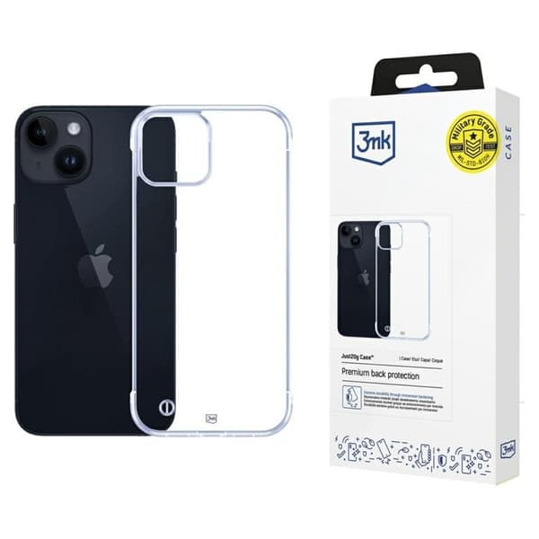 3MK Mobilskal till iPhone 14 Plus Just20g - Clear Transparent