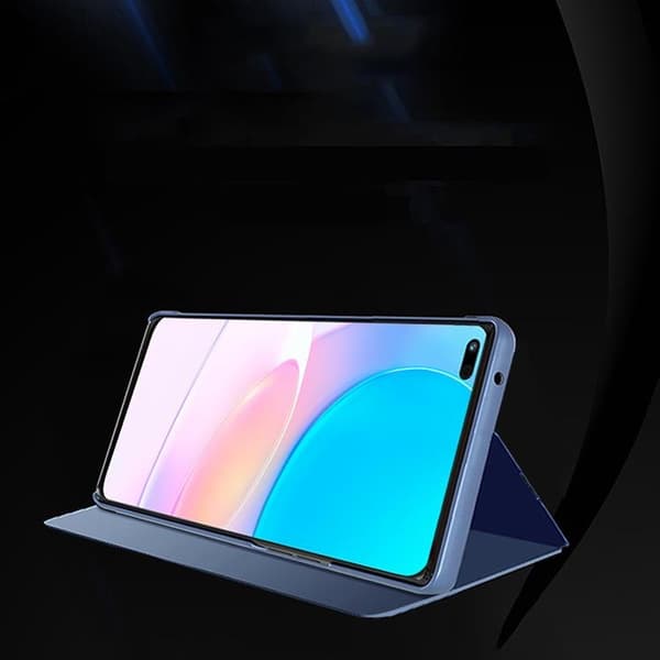 Huawei Nova 8i Fodral Clear View Flip - Svart Black