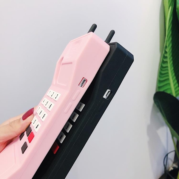 Retro Skal iPhone 7/8/SE 2020 - Svart Svart