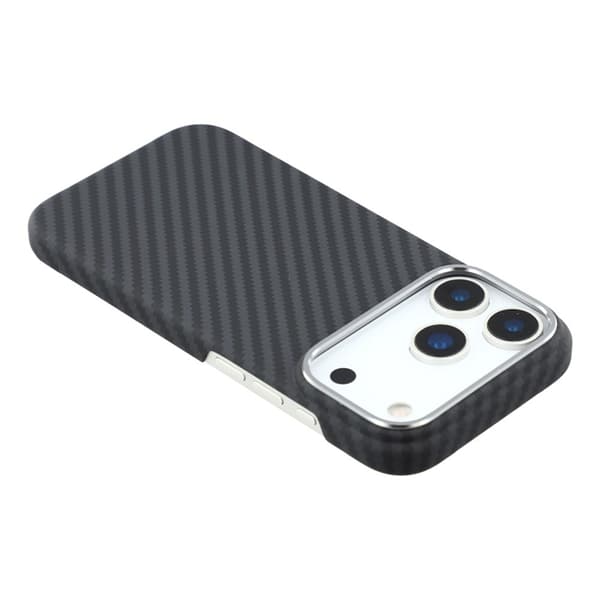 Mobilskal till iPhone 17 Pro Max MagSafe Carbon Fiber - Svart/Grå Grå
