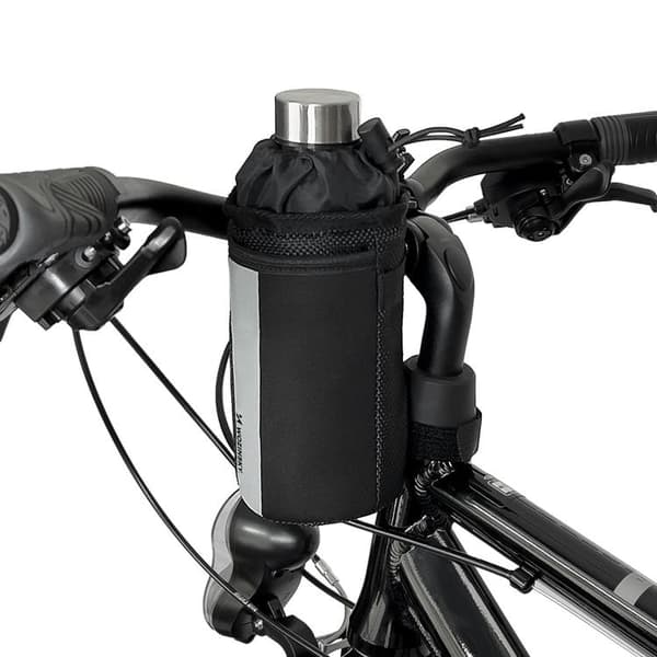 Wozinsky Termisk Cykel Vandflaske/ Flaskeholder - Sort Svart