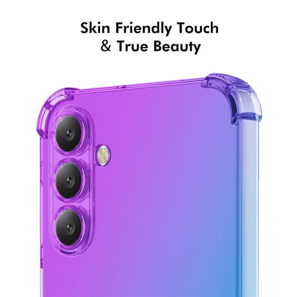 Enkay Mobilskal för Samsung Galaxy S26 Plus TPU - Lila/Guld