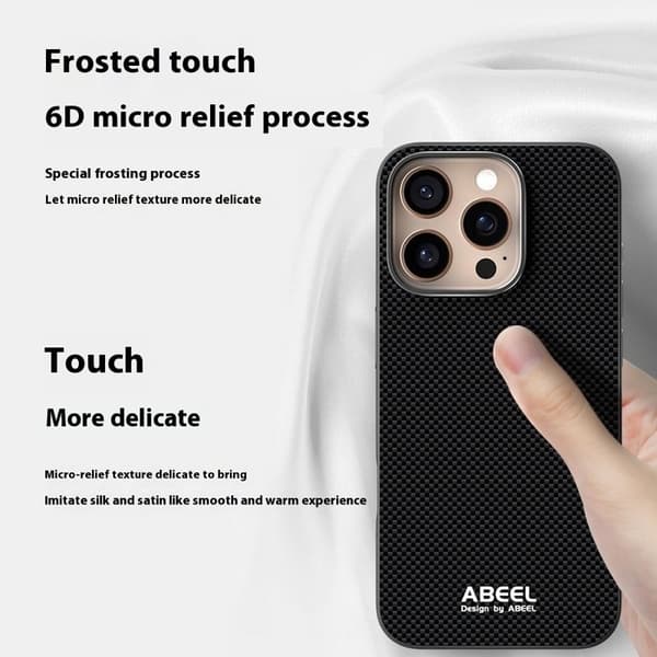 ABEEL Mobilskal till iPhone 16 Pro MagSafe Grön TPU Aluminium Läder