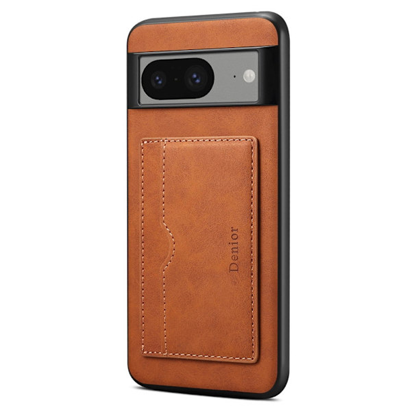 DENIOR Mobilskal till Google Pixel 8 Retro Läder + TPU + PC - Brun