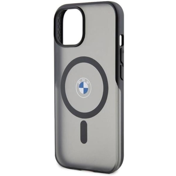 BMW iPhone 15 Plus/14 Plus Mobilskal Magafe IML Signature - Svart Svart