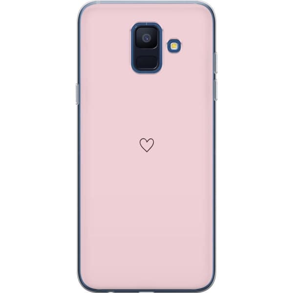 Mobilskal till Samsung Galaxy A6 (2018) med Litet Hjärta