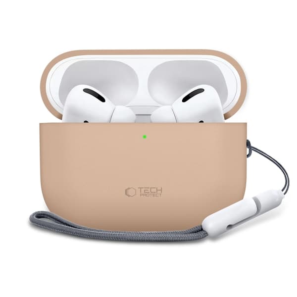 Tech-Protect Apple Airpods Pro 3 Taske Silikone - Kaffe Latte Beige