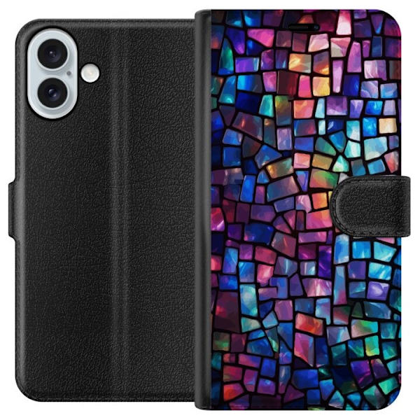 Plånboksfodral till Apple iPhone 16 Plus med Disco
