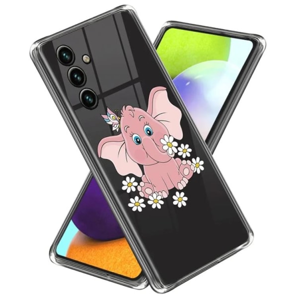 Galaxy A55 Mobilskal IMD-Mönster Tryckt - Panda