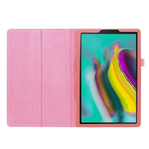 Litchi Texture Fodral för Samsung Galaxy Tab A 10.1" 2019 - Rosa Rosa