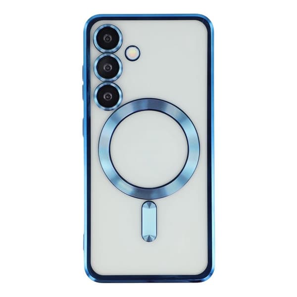 Mobilskal för Samsung Galaxy S26 Magnetiskt TPU + Glaslins Skydd - Mörkblå