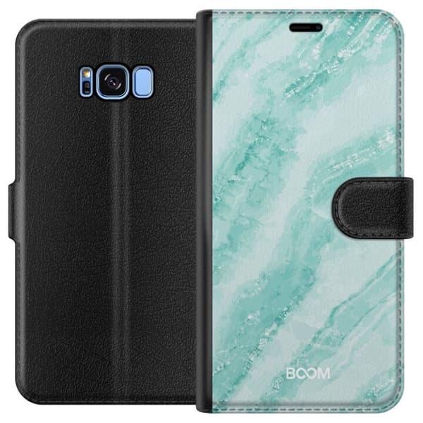 Pungcover til Samsung Galaxy S8 med Mint Marble