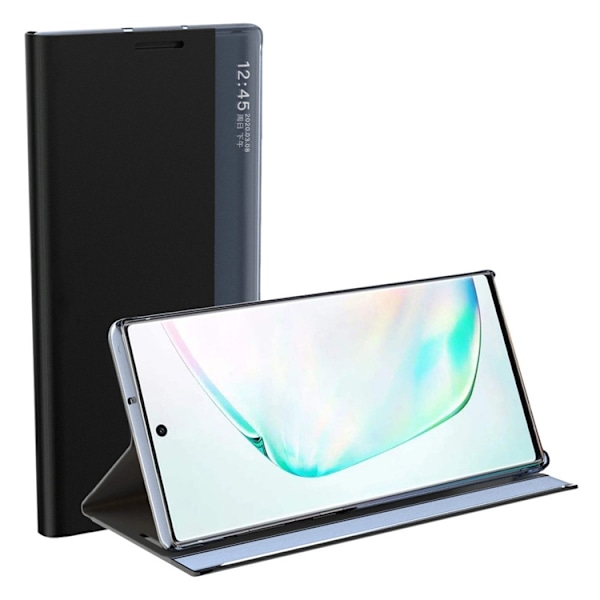 Galaxy A22 4G Mobilfodral Sleep Smart Window - Blå