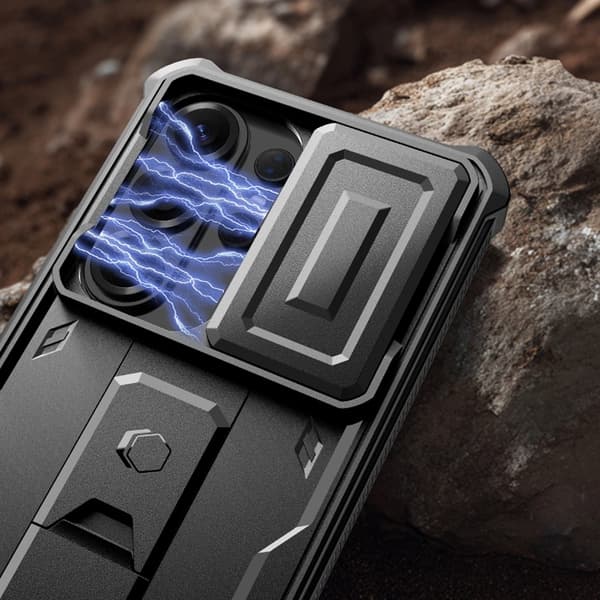Tech-Protect telefonetuier til Galaxy S26 Ultra Kevlar Cam Plus 2-sæt Svart
