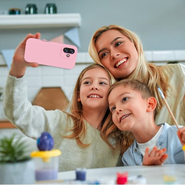 Mobilskal till iPhone 17 Shockproof EVA Skydd - Rosa Rosa