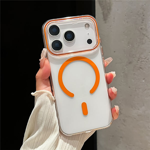 Mobilskal till iPhone 17 Pro Max MagSafe TPU + PC - Orange Orange