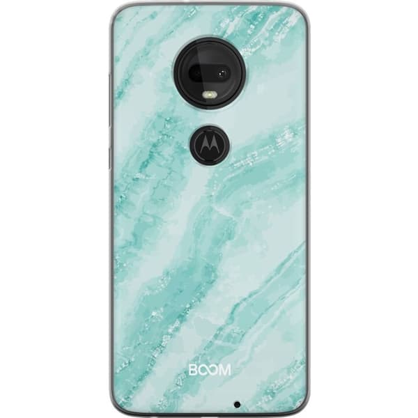 Mobilskal till Motorola Moto G7 med Mint Marble