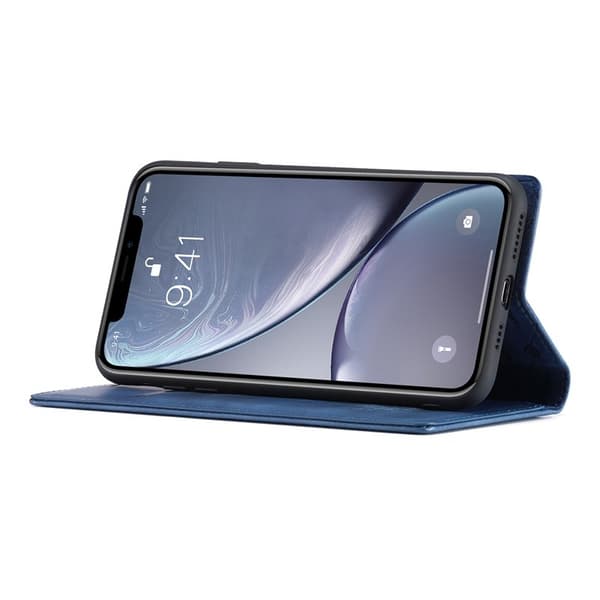 LC.IMEEKE Mobilskal till iPhone XR i TPU och KonstLäder - Blå