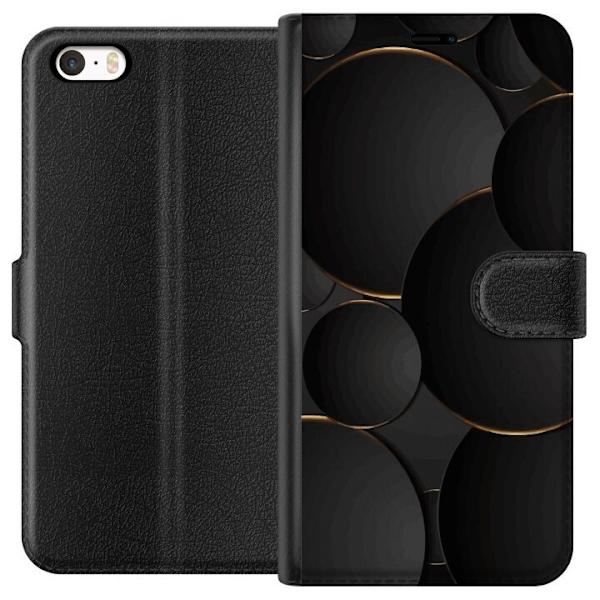 Plånboksfodral till Apple iPhone 5 med Lyxig Cirklar