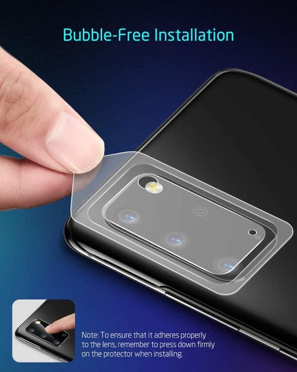 Kameralinsskydd till Samsung Galaxy S20 Plus Transparent