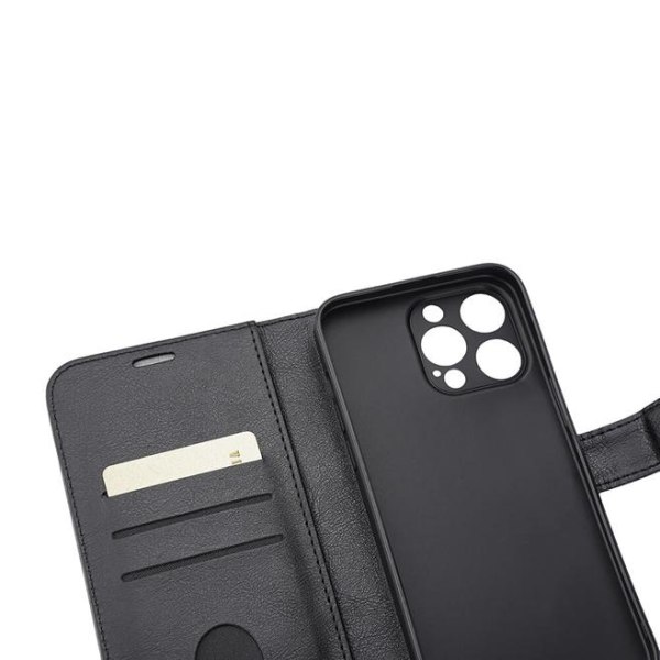 Radicover iPhone 15 Pro lompakkokotelo Magsafe RFID - musta