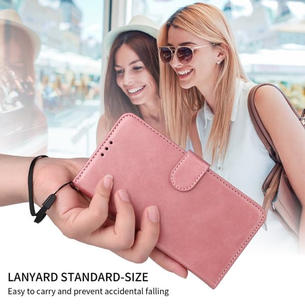 Oppo Find X9 Pro 5G Plånboksfodral Konstläder - Rosa