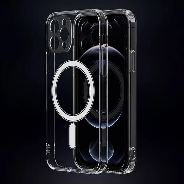 Telefontaske til iPhone 16 Pro Max MagSafe Klar - Gennemsigtig Transparent