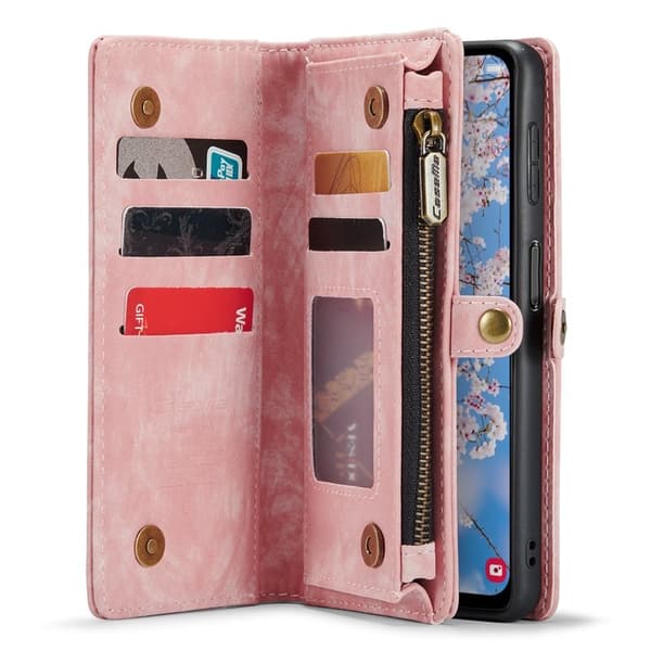 CASEME 008 Mobilskal för Samsung Galaxy A34 5G - Rosa KonstLäder