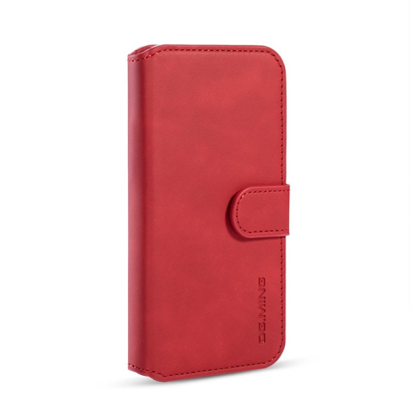 DG.MING Plånboksfodral Konstläder för iPhone 11 Pro - Röd