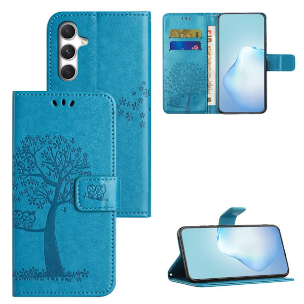 Plånboksfodral för Samsung Galaxy S26 Plus Konstläder - Blå