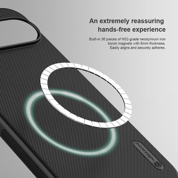 NILLKIN Frosted Shield Pro Mobilskal för Google Pixel 9 - Svart