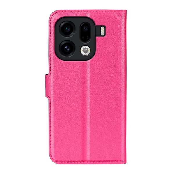 AMORUS Oppo Find X9 Pro 5G Plånboksfodral Konstläder Stöd - Rosa