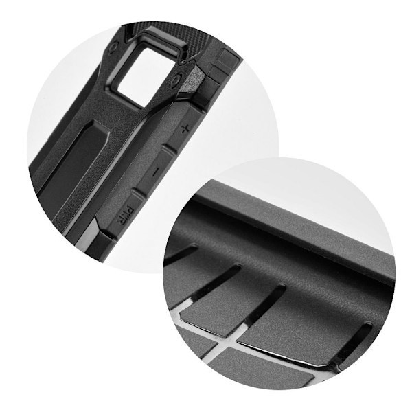 Galaxy A12/M12 Skal Forcell Armor Hårdplast - Svart Svart