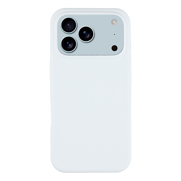 Mobilskal till iPhone 17 Pro Max Solid Silikon Shockproof - Vit