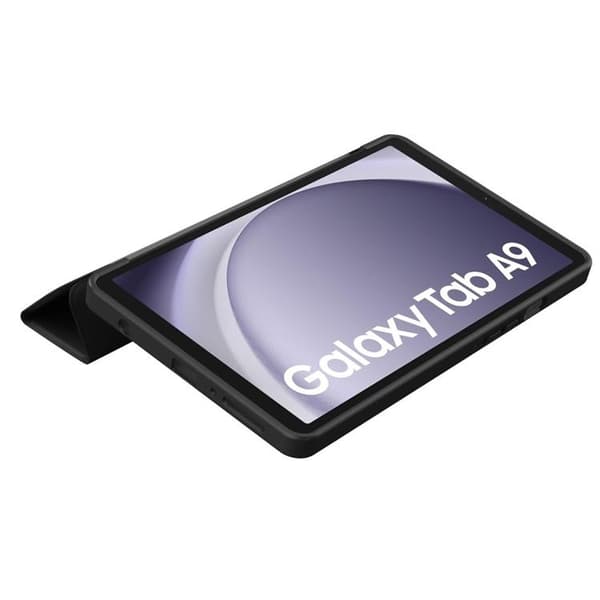 Galaxy Tab A9 Fodral Tri-fold Stand PU - Svart