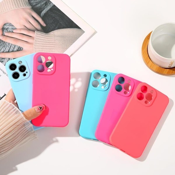 iPhone 13 Pro Max Skal Silicone - Mint Grön