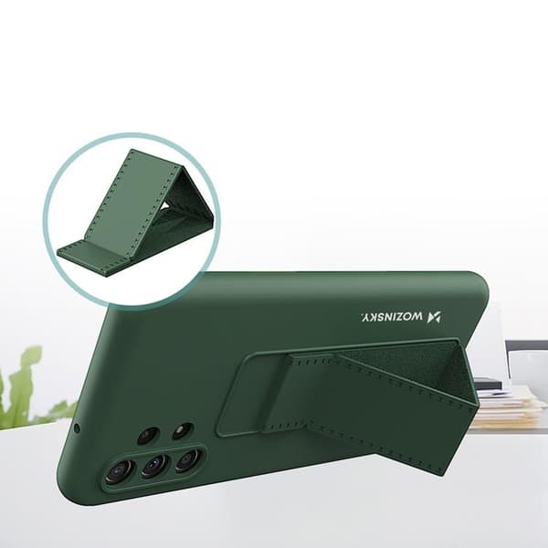 Wozinsky Xiaomi Poco M4 Pro 5G Taske Kickstand Silikone - Marineblå Blå