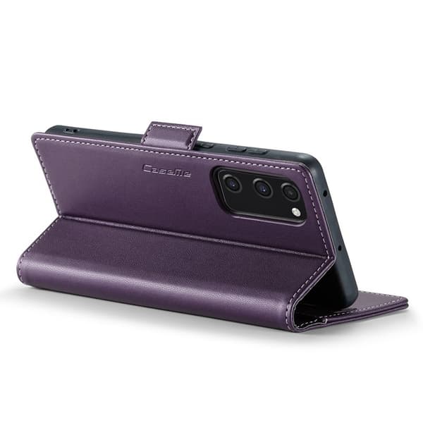 CASEME Plånboksfodral Konstläder för Samsung Galaxy S20 FE - Lila