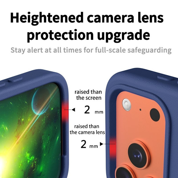 Mobilskal till iPhone 17 Pro Max Shockproof EVA - Blå Blå