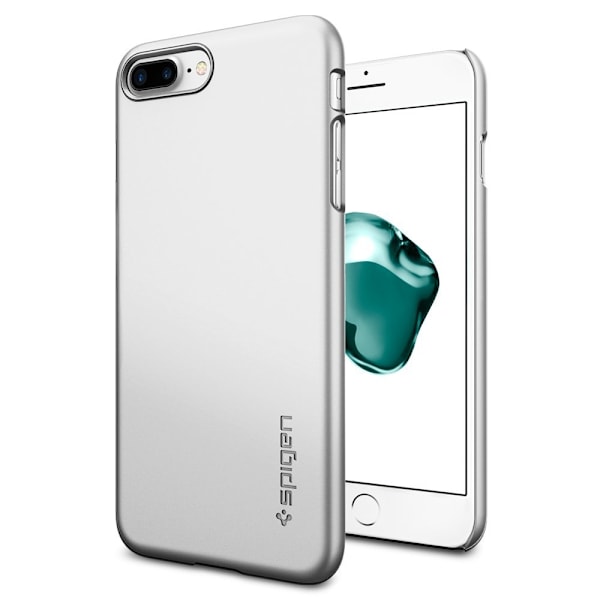 SPIGEN Thin Fit Skal till Apple iPhone 7 Plus - Silver Silver