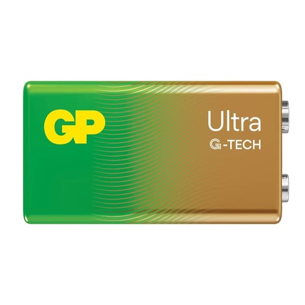 GP Batteri Ultra Alkaline 9V 1-Pakke
