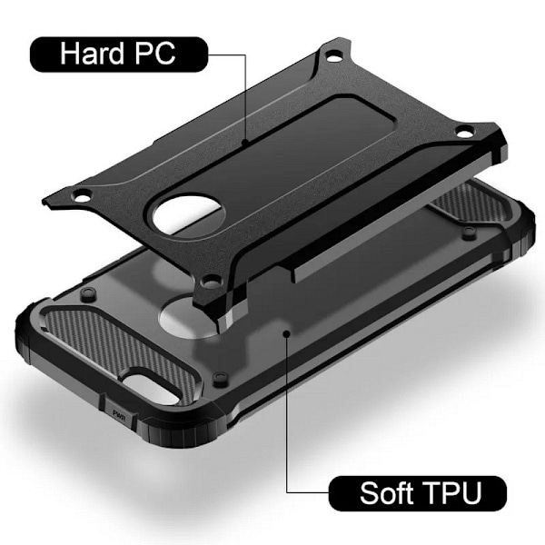 ARMOR Skal till iPhone 6/6S Svart Svart